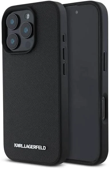 CG Mobile Leather Hard Case for iPhone 16 Pro Black