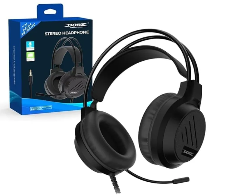 DOBE TP5-3592 Wired Stereo Gaming Headset with Microphone for PS5, PS4, Xbox One & PC