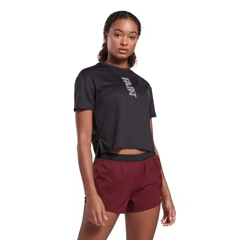 Reebok Women RE Graphic Tee T-Shirt Black