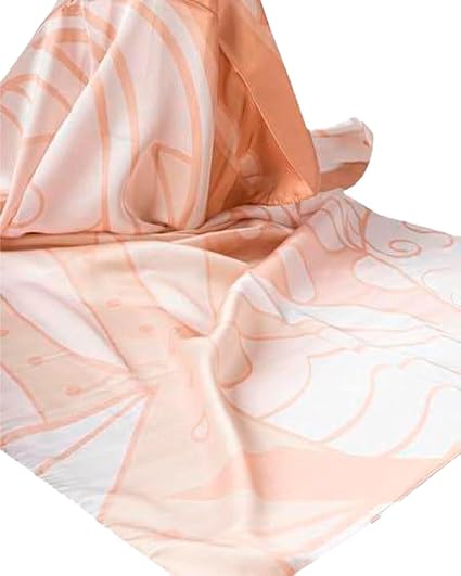 Le Voile Women Glowy Silk Printed Scarf