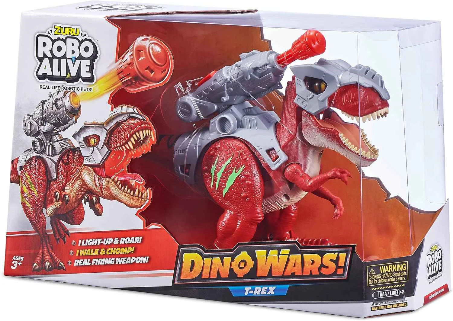 Robo Alive Dino Wars Walking T-Rex Toy