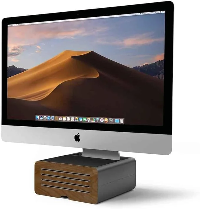 Adjustable Monitor Stand with Storage Space for Desktop Organization