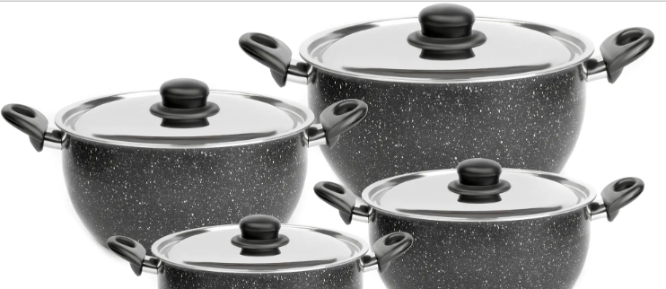 Lazord Granite Cookware Set – 11-Piece Non-Stick Cooking Set