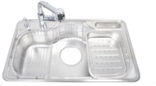 Coni Cotra PDS 850 Kitchen Sink with Drainage System – Korean Stainless Steel 85cm