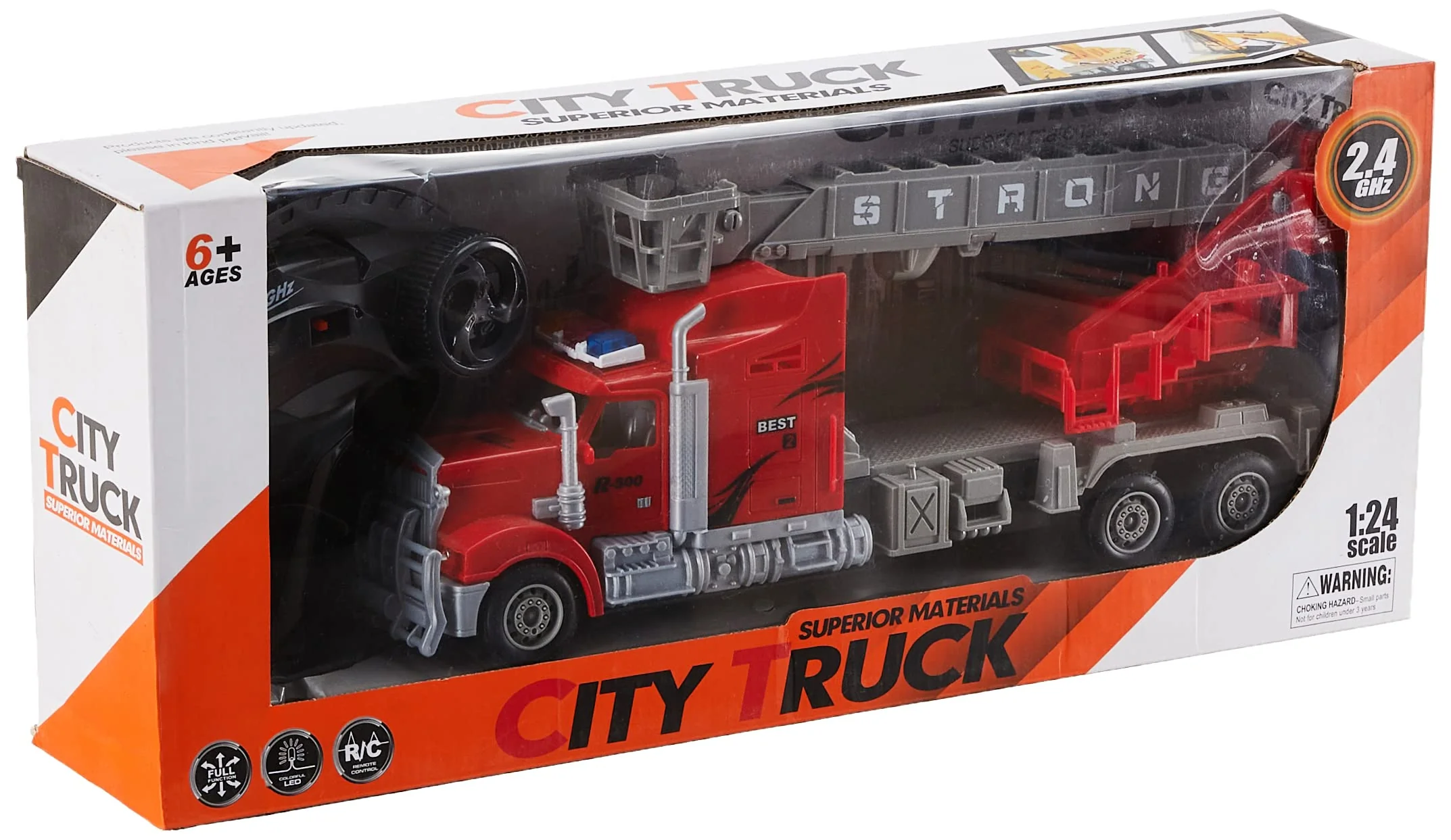 لعبة شاحنة نقل سيارات بجهاز تحكم عن بُعد من City Truck