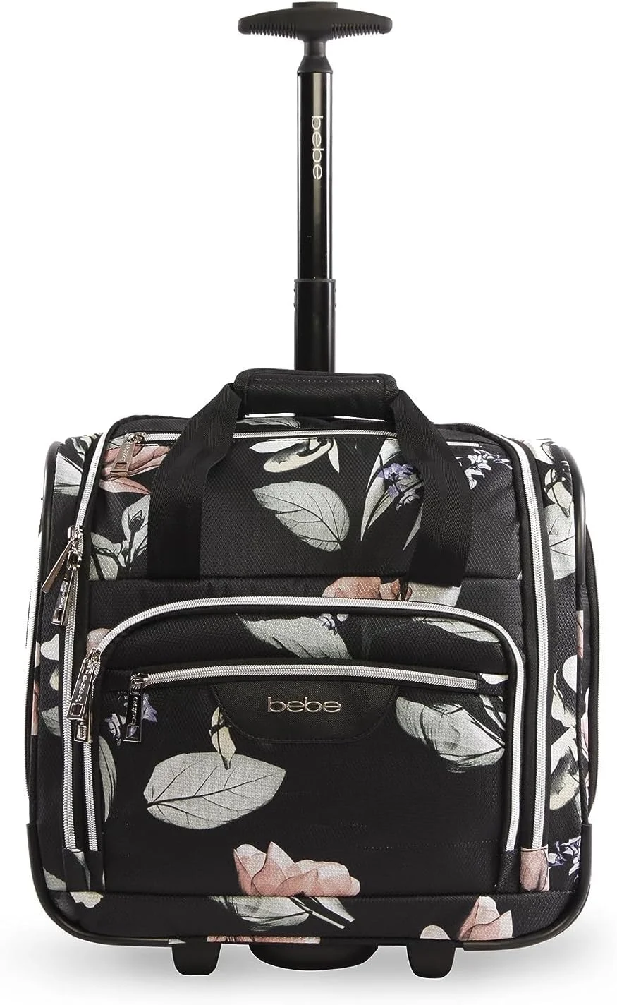 BEBE Wheeled Under Seat Carry On Bag for Women Multi Color