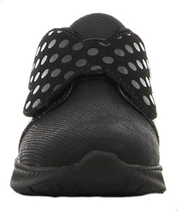 Leomil Girls Leather Minnie Mouse School Shoes