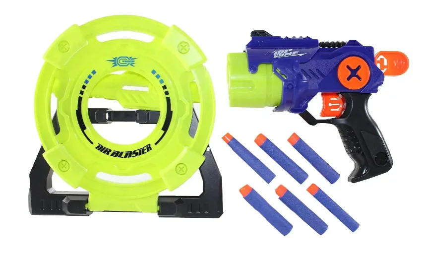 Kids Foam Dart Blaster with Rotating Target