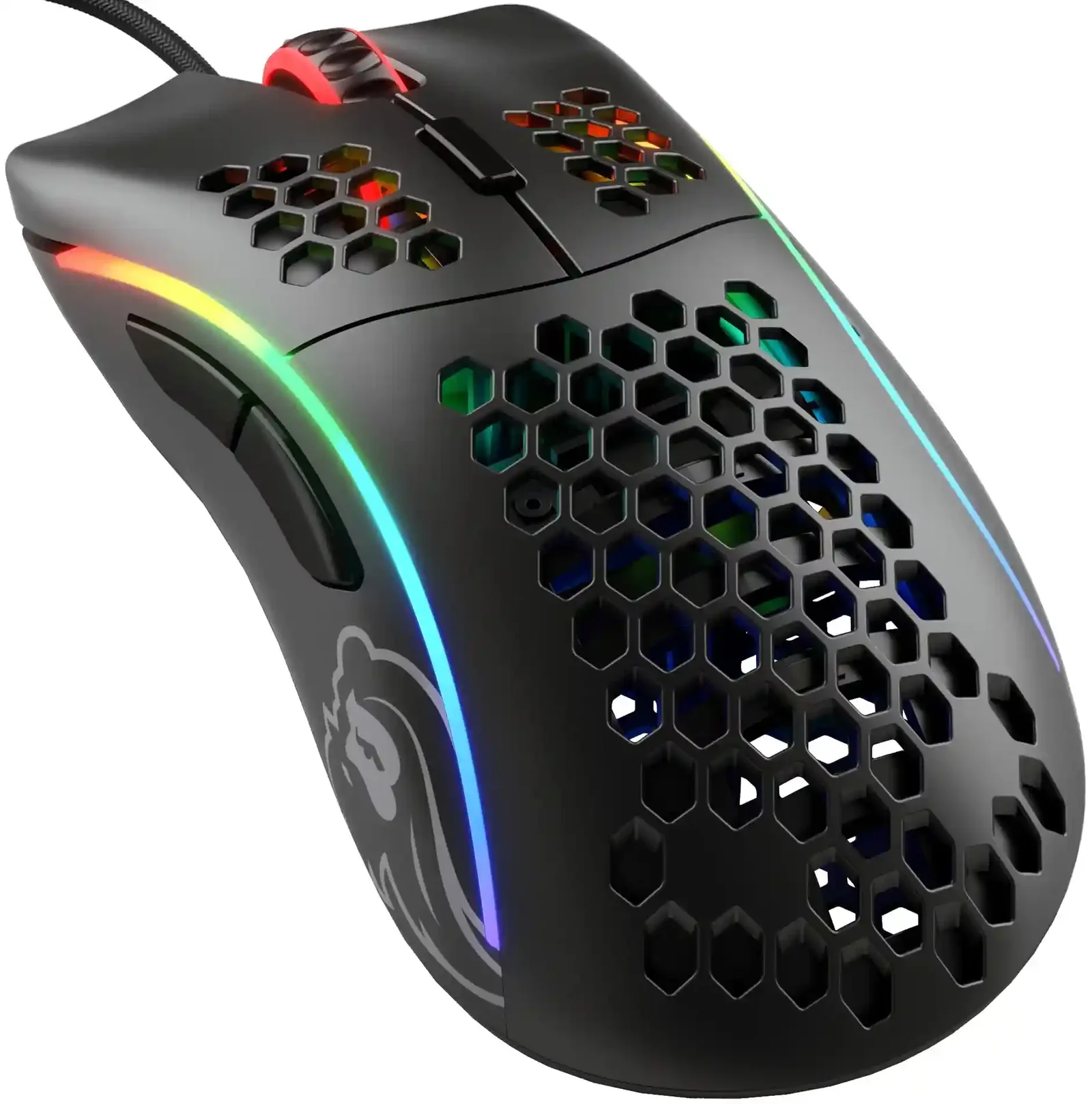 Glorious Model D Gaming Mouse Honeycomb Ultralight RGB Black PC Mouse