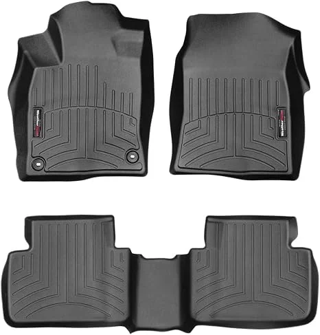 WeatherTech Custom Fit FloorLiners for Honda Civic, Civic Type R & Civic Si – 1st & 2nd Row – Damaged Box