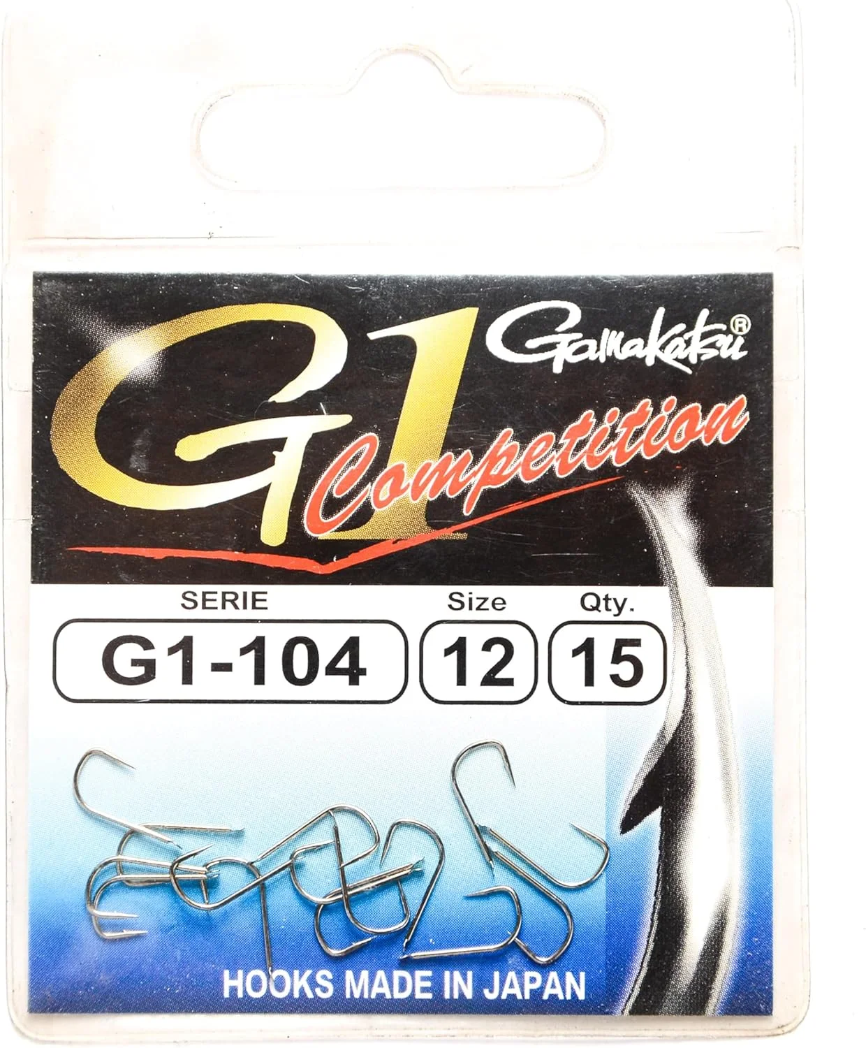Gamakatsu 15-Piece Circle Fishing Hook Set