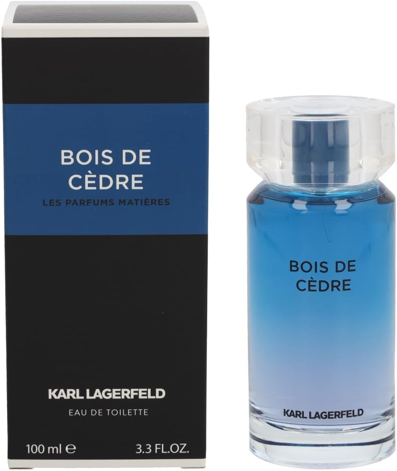 Karl Lagerfeld Men’s Eau de Toilette 100ml – Fresh Elegant Woody Fragrance