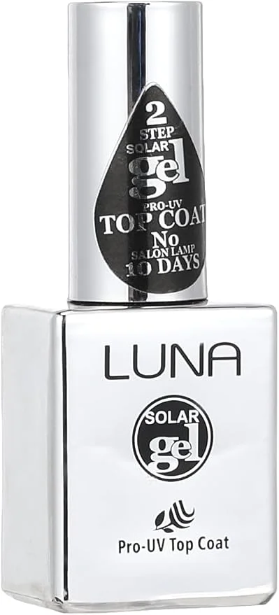 Luna Solar UV Gel Top Coat – Transparent, 10ml