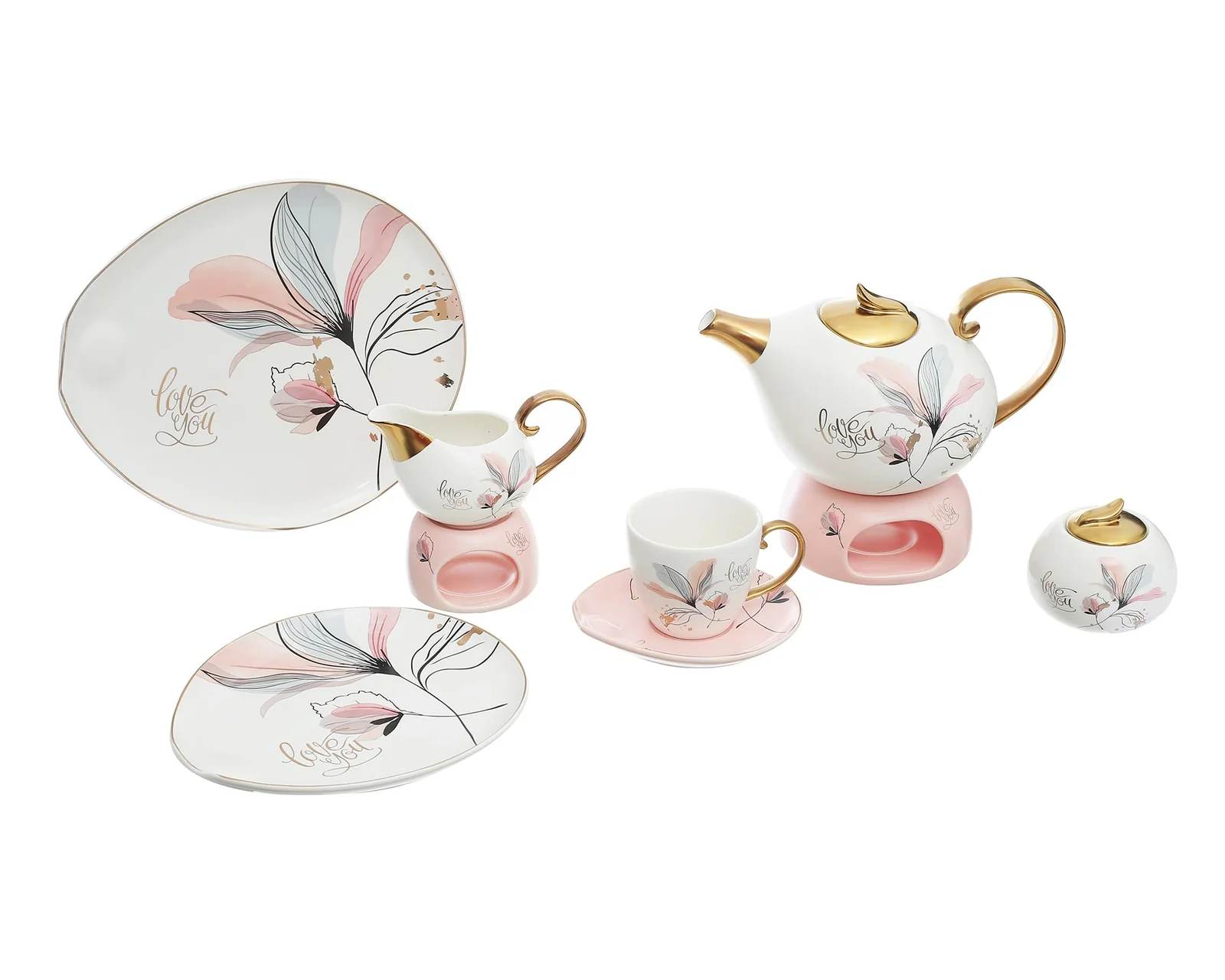 Oxford Porcelain Tea Set 22 Pieces