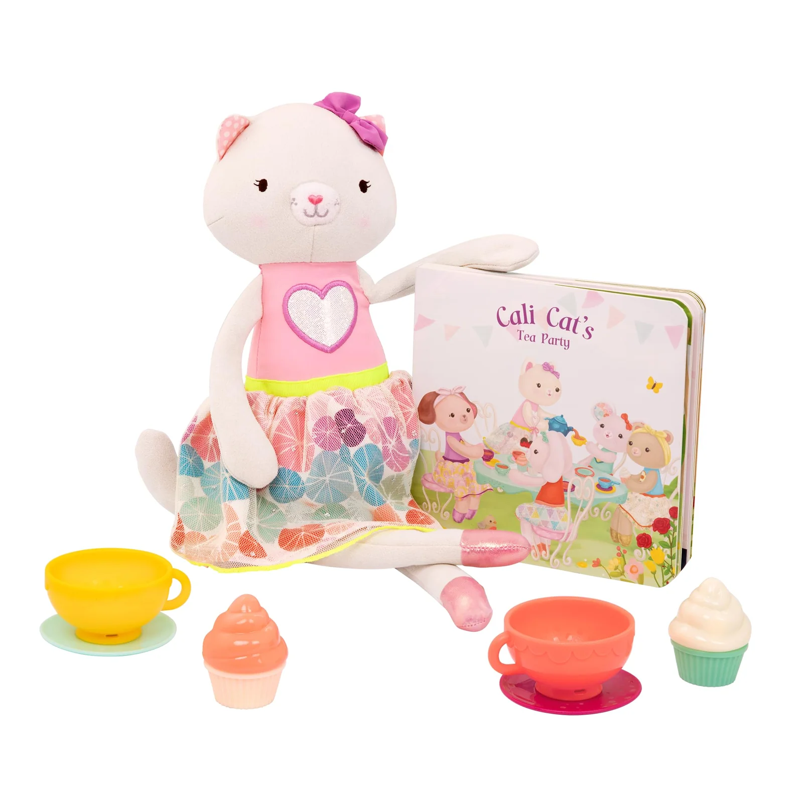 B. Toys Plush Cat Tea Set & Storybook