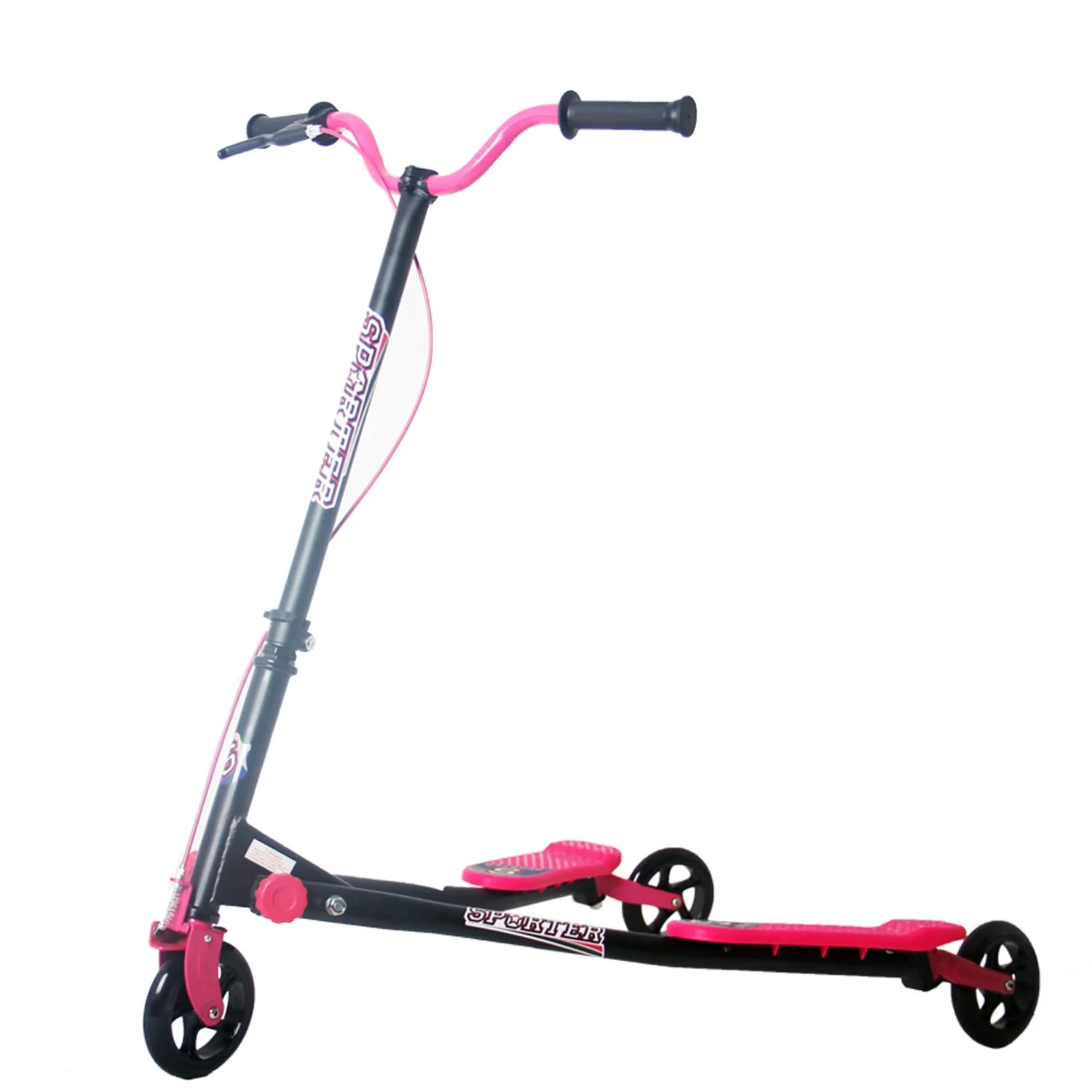 Aero Mobility Three-Wheel Kids Scooter Pink