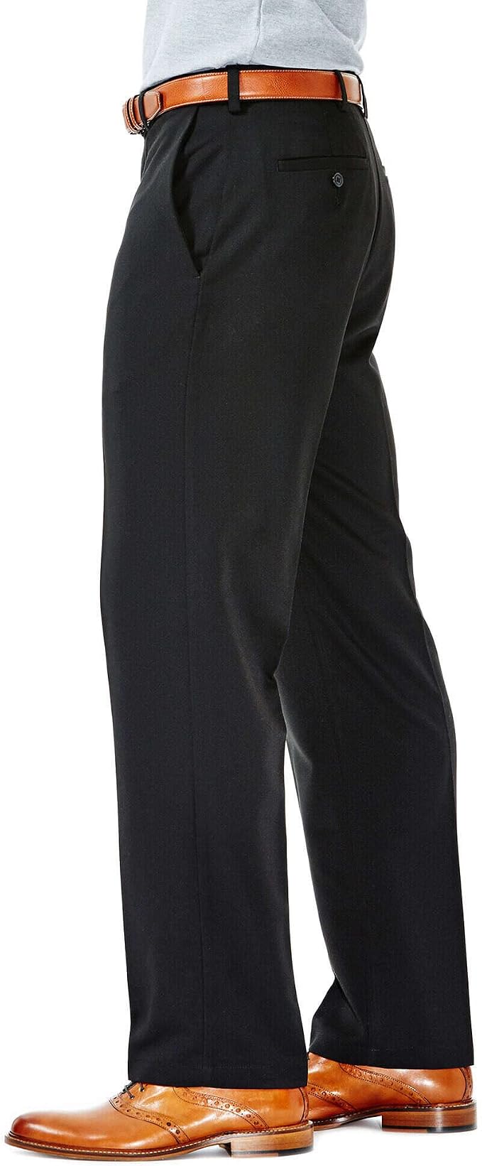 Haggar Men's Expandable Waist Dress Pants