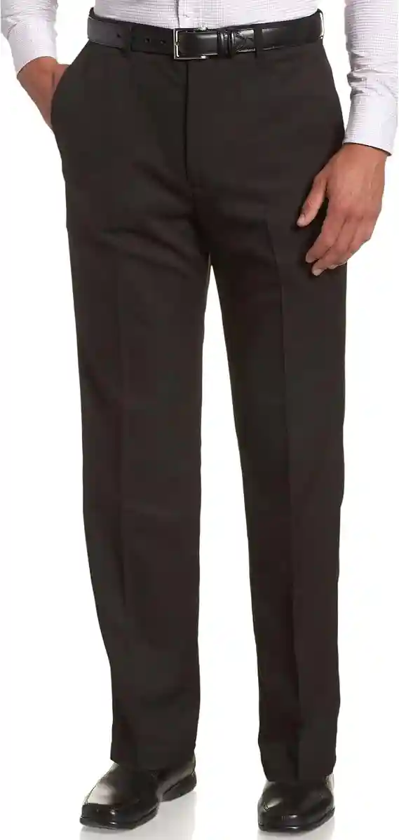 Haggar Men’s Formal Pants Classic Fit – Elegant Office Trousers Comfortable Business Wear for Work