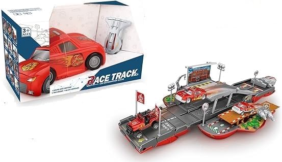 ETASTRA Light & Music Transforming Car Set