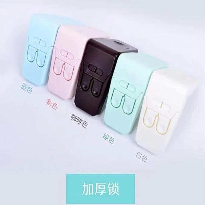 Child Safety Lock for Cabinet Plastic Adhesive for Drawer/Refrigerator/Cabinet/Door/Sliding Door | Child Furniture Safety Lock 7pcs