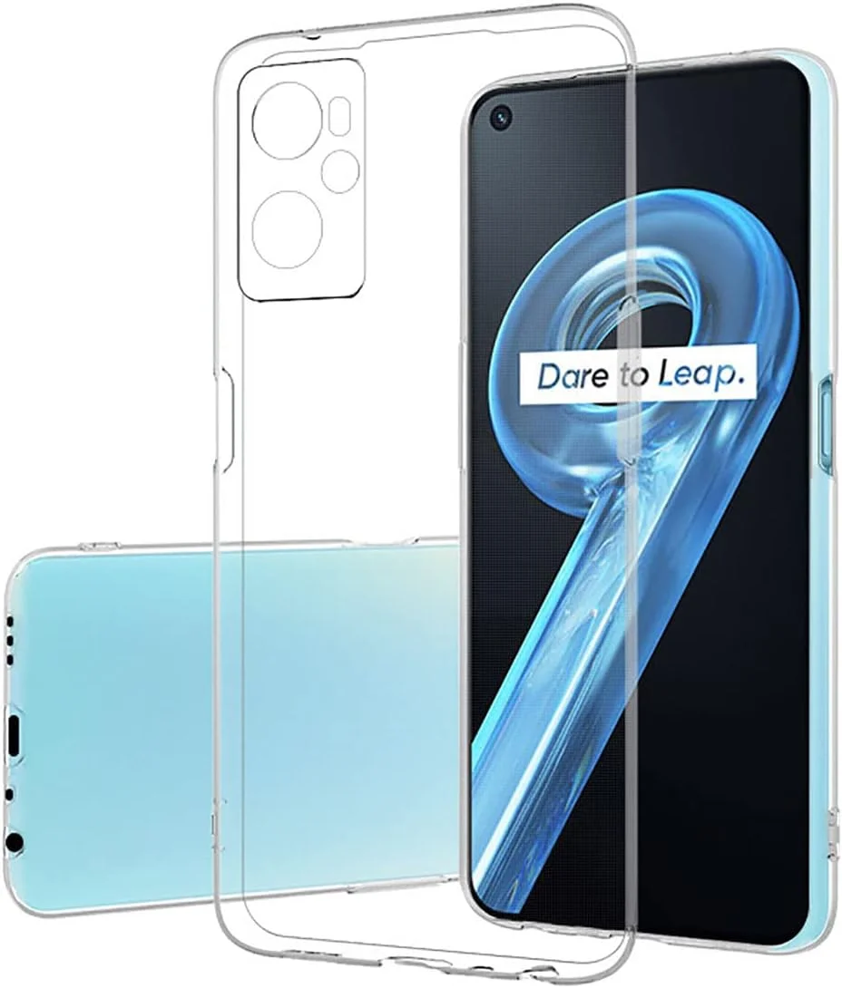 Coolife9 Transparent Slim Case for OPPO Realme 9i 4G with Camera Protection