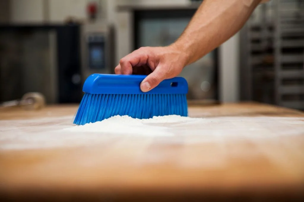 Maya Flour Brush Hard Fibre Metal Detectable Bakery Brush
