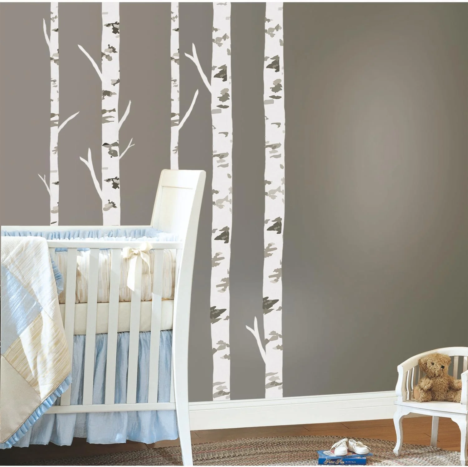 RoomMates  Birch Trees Peel & Stick Giant Wall Decals