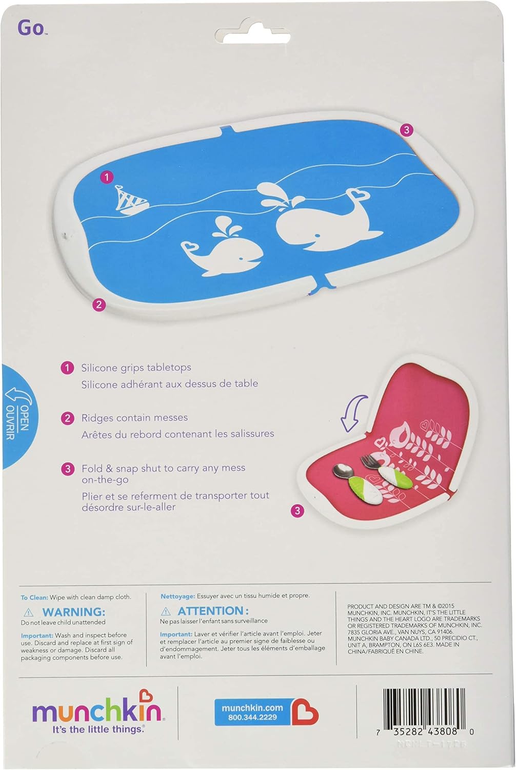 Munchkin Kids Folding Food Tray