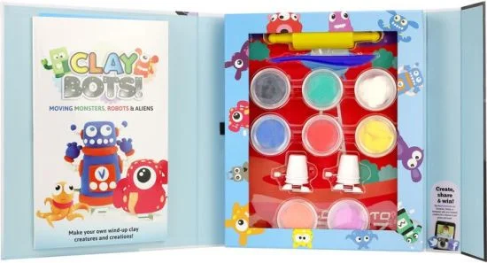 Spice Box Clay Set for Kids Monsters Robots and Space Creatures