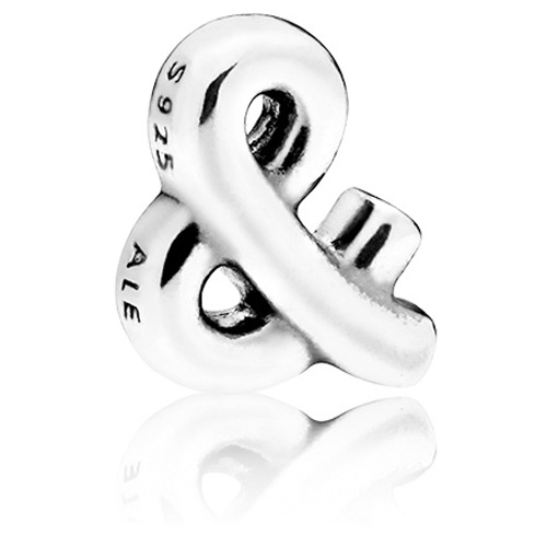 Pandora Ampersand Pendant Necklace in Silver – Elegant Stylish  for Women