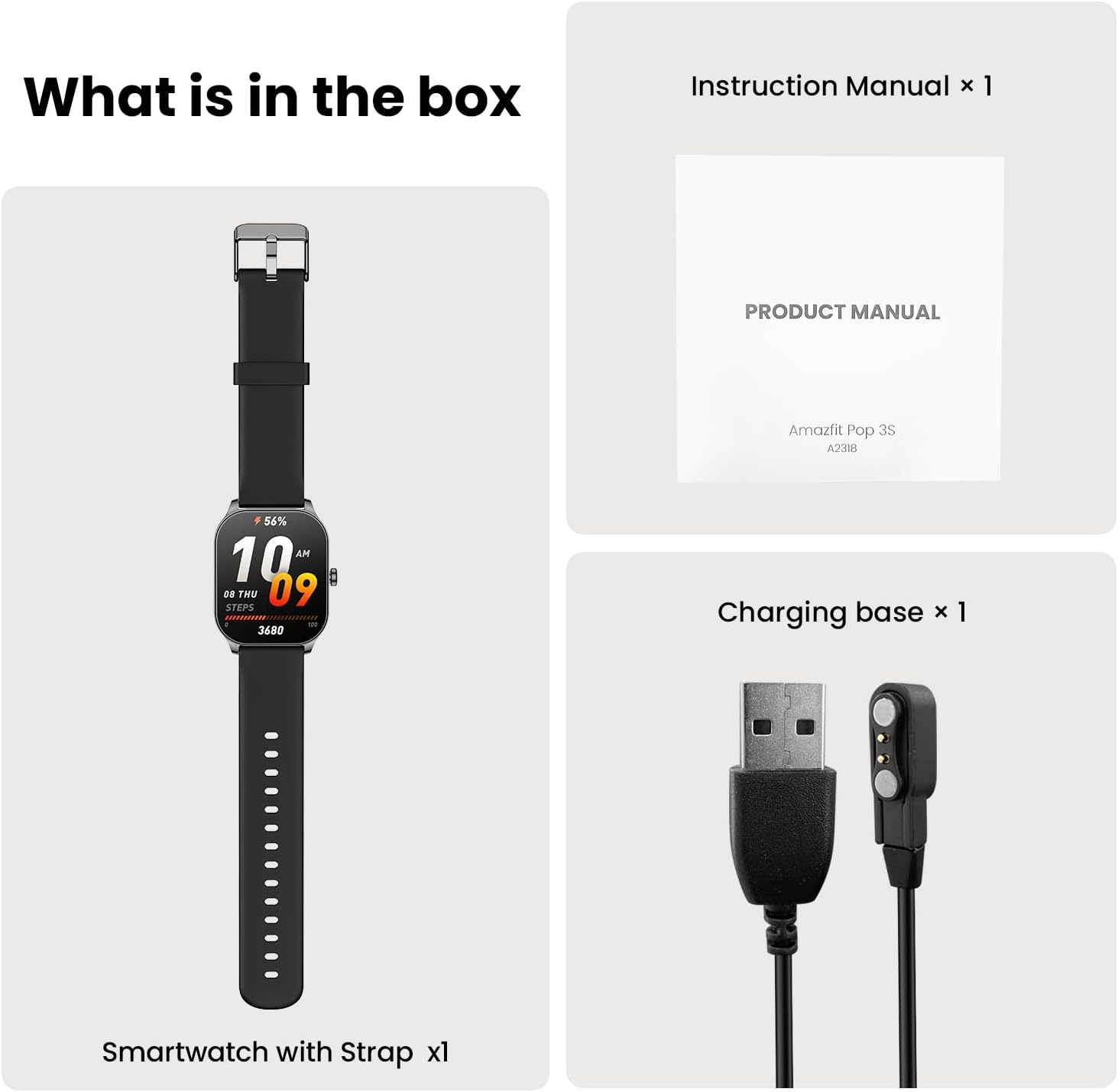 Amazfit Pop 3S Smart Watch