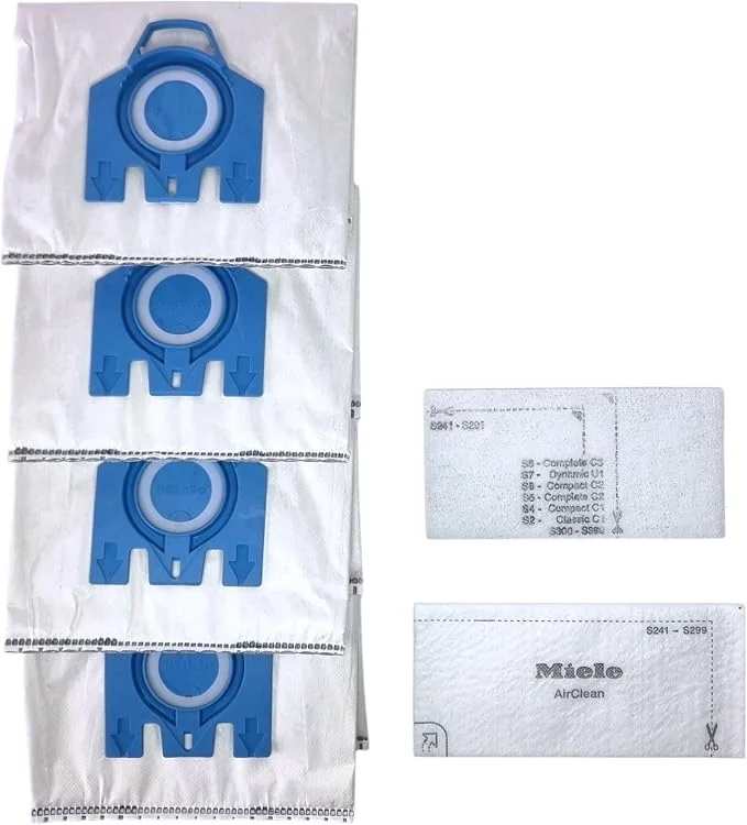 Miele 12421130 GN HyClean Pure 4.5L Vacuum Cleaner Dustbags Pack of 4 with Filters - Damaged Box