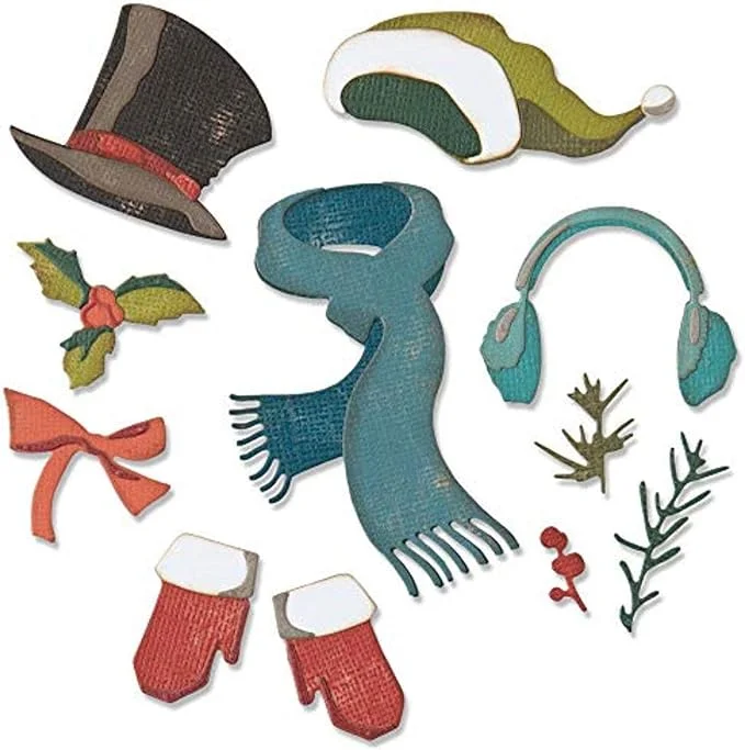 Sizzix Tim Holtz Thinlits Die – Winter Wardrobe