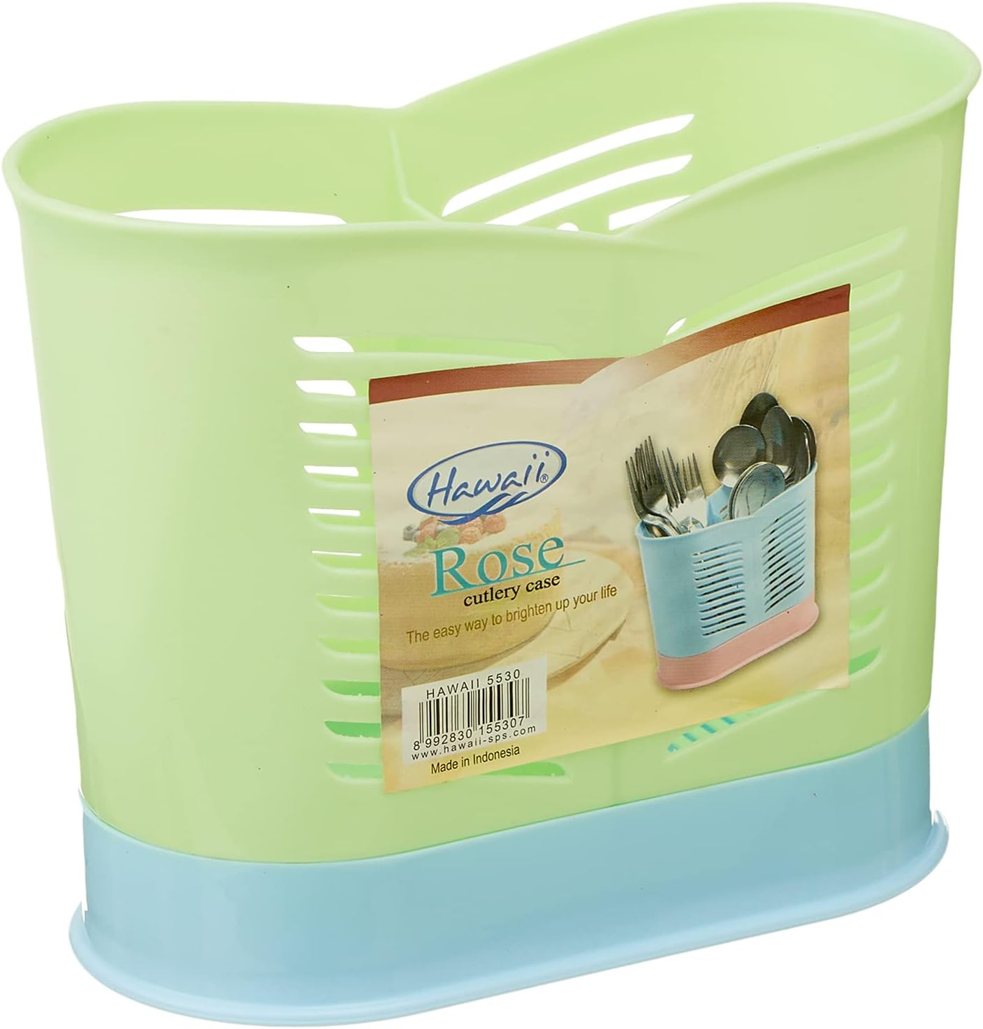Hawaii Plastic Kitchen Utensil Holder
