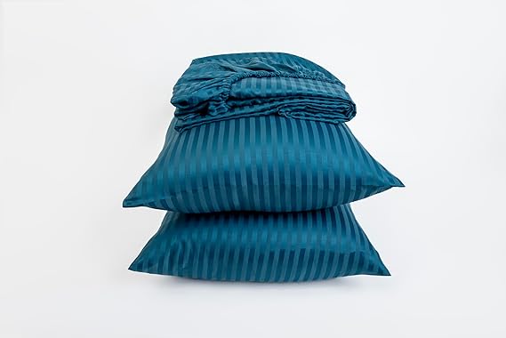 Home of Linen Bed Sheet Set 100×200 cm with 2 Pillowcases