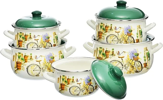 Avsar Coated Cookware Set- 5 Pieces - Scratched