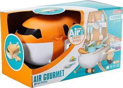VANYEH Kids Kitchen Toy Set 38 Pieces Airplane Shape Pretend Play