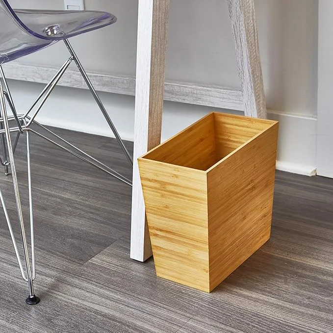 InterDesign Rectangular Waste Basket Slim Design