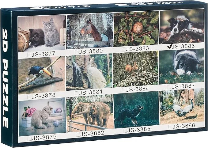 Generic Aurora Plastic Jigsaw Puzzle Set of 1000 Pieces for Kids