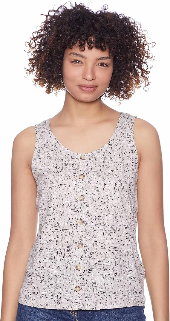 Matalan Women’s Patterned Sleeveless Round Neck Top