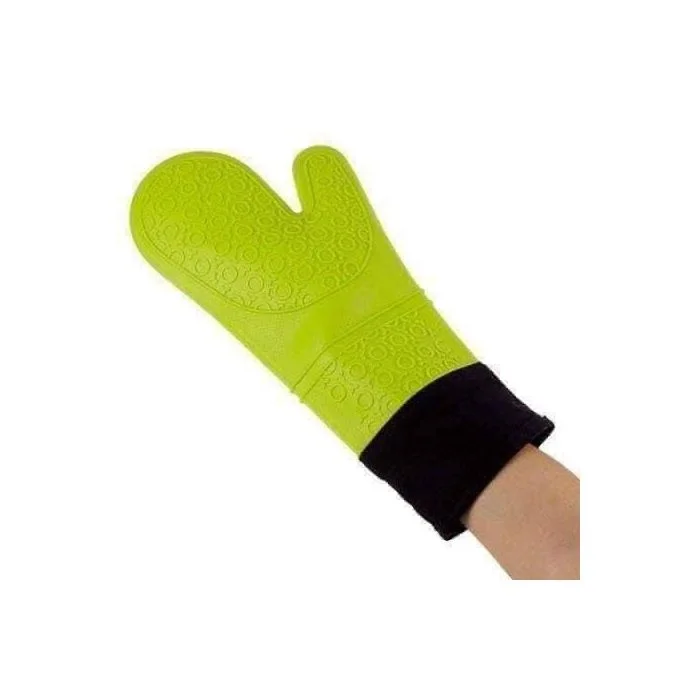 Genres Long Heat-Resistant Silicone Oven Glove, Quilted, 1 Piece