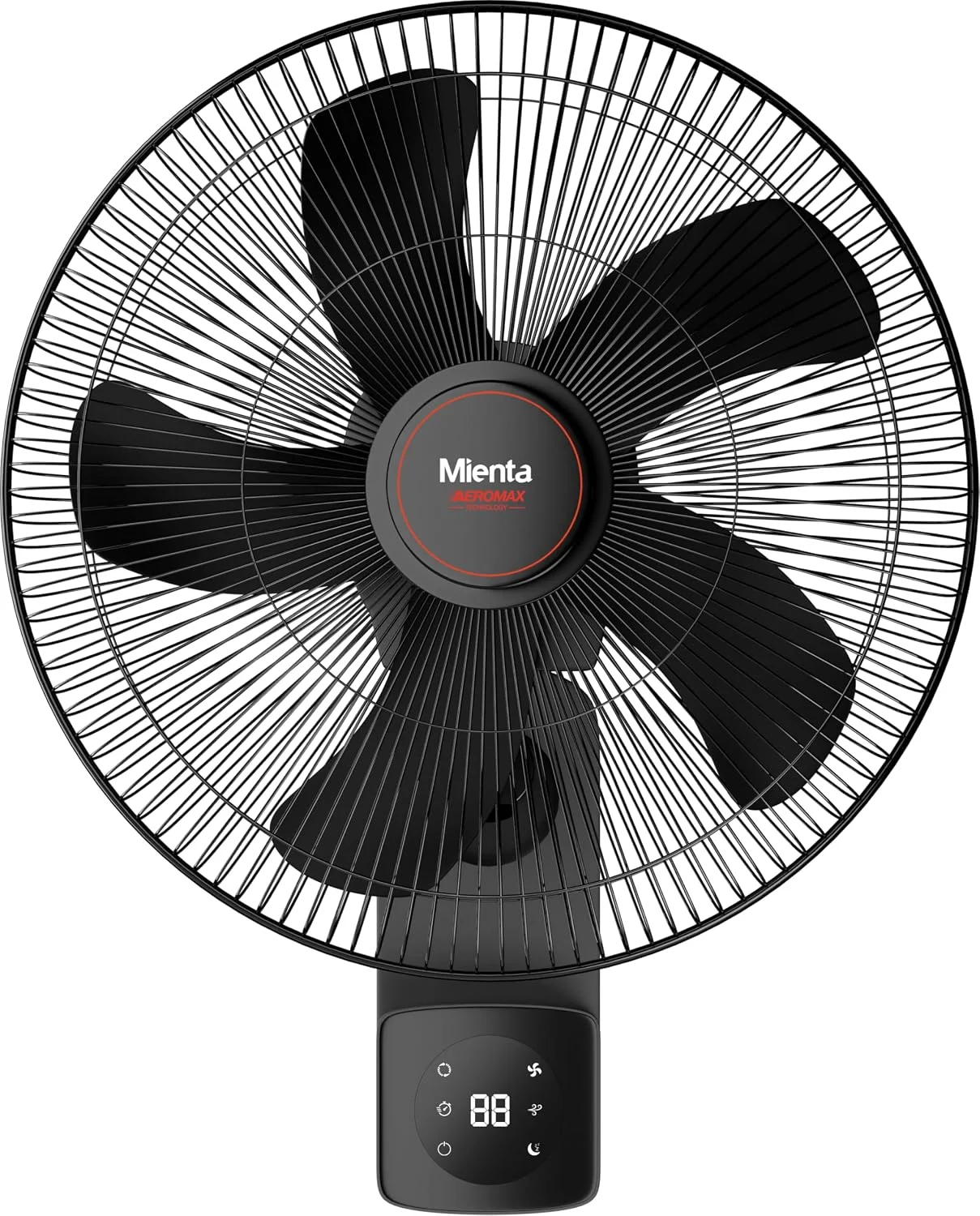 Mienta 18-Inch Wall Fan with Remote Control