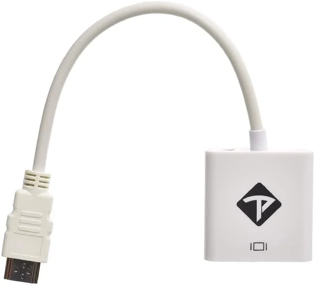 محول HDMI إلى VGA مع منفذ صوت وUSB – دقة 1080P، 20 سم