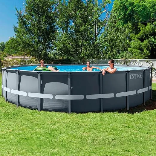 INTEX Ultra XTR Frame Rectangular Above Ground Swimming Pool 6.1 × 1.22 m – Model 26334