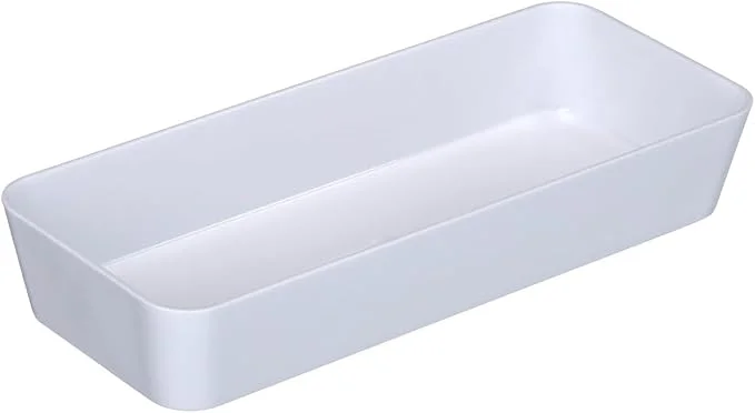 WENKO Narrow Plastic Bathroom Shelf – 24 cm