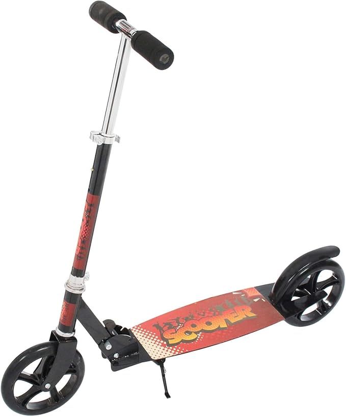 Kids' scooter with sturdy wheels -damaged box