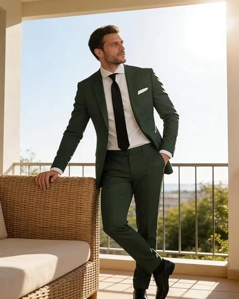 SHUZHXLZANGY Men's Wedding Suit