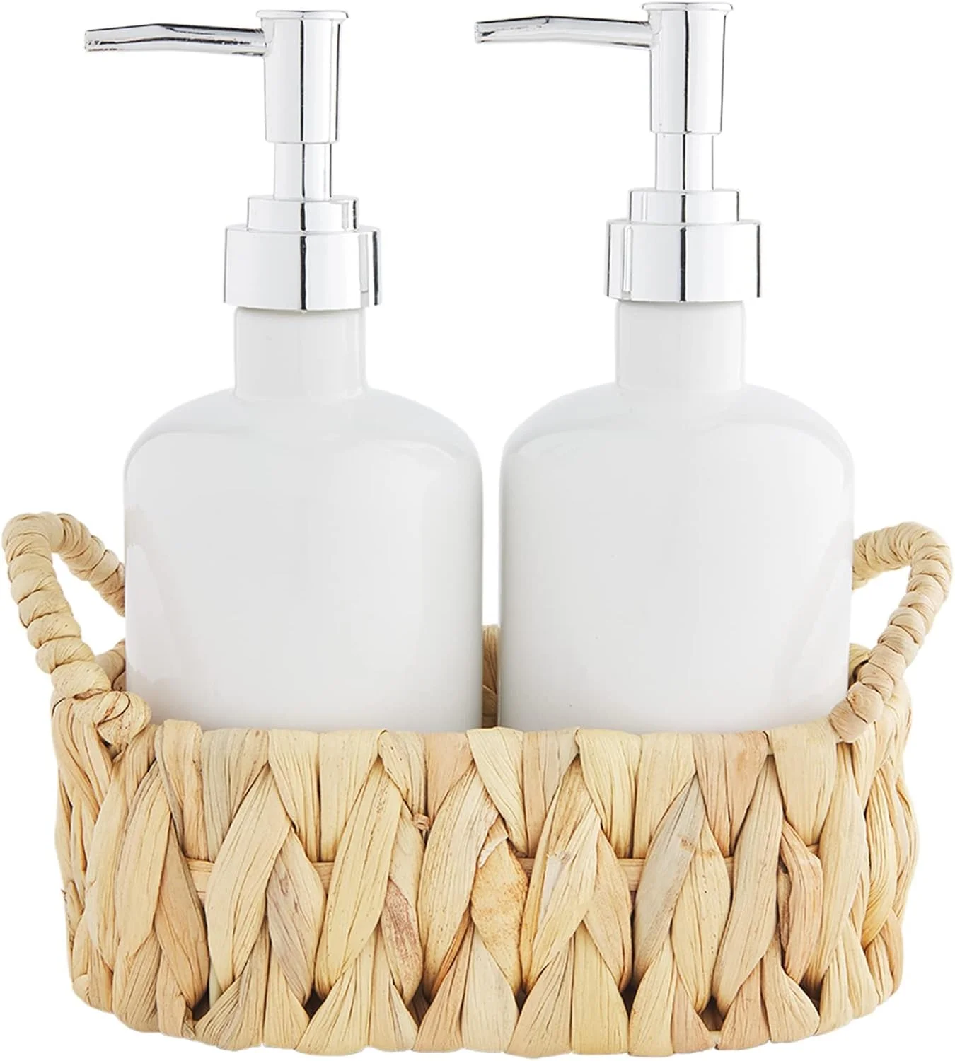 Mud Pie Soap Pump Set with Basket