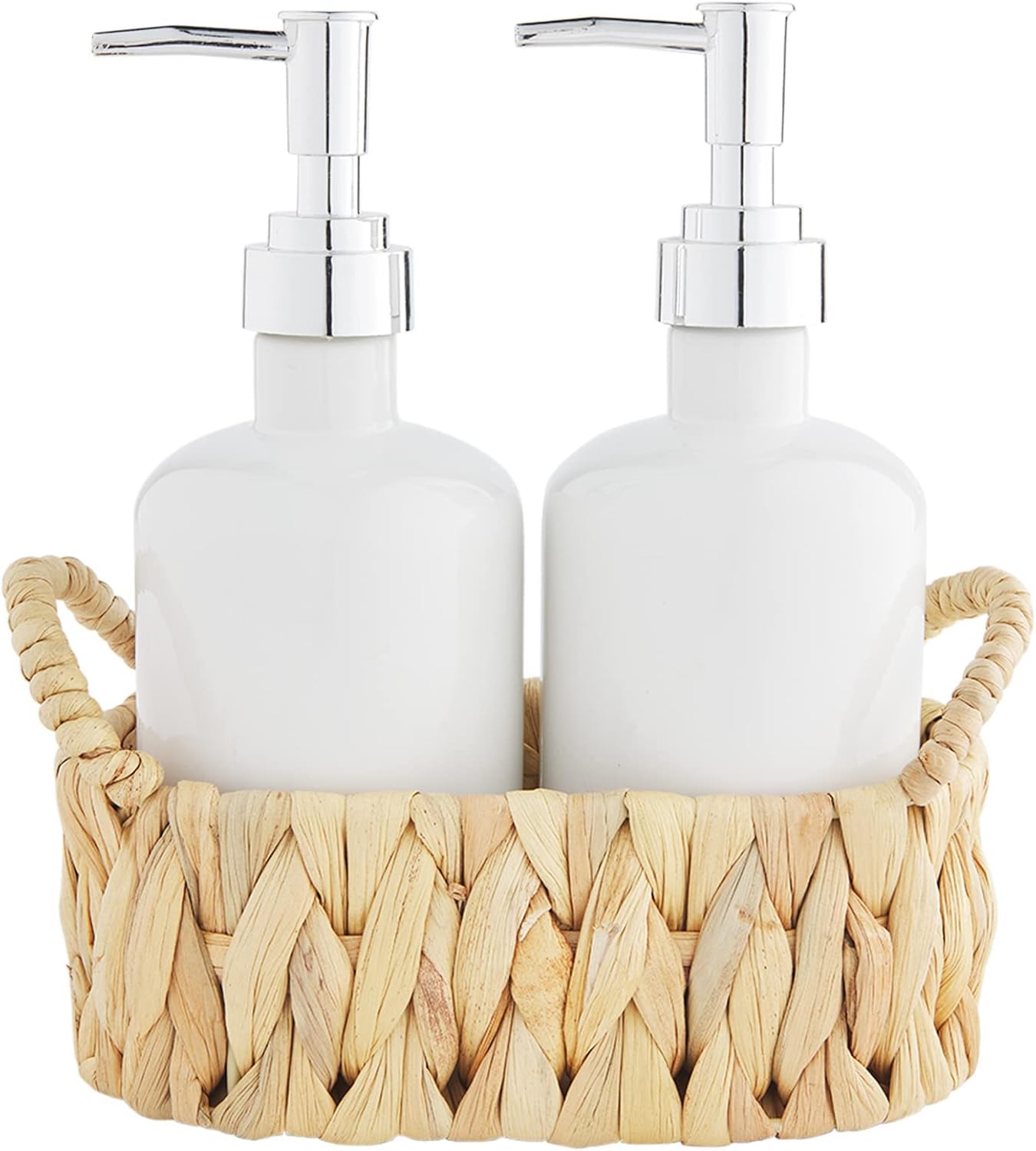 Mud Pie Soap Pump Set with Basket