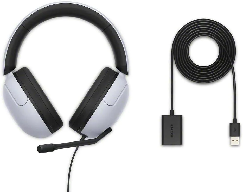 Sony INZONE H3 Wired Gaming Headset – Over-Ear with 360 Spatial Sound, MDR-G300